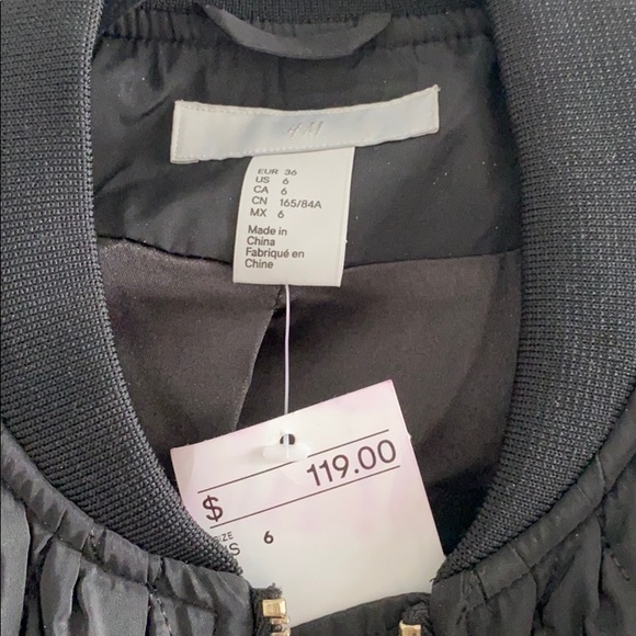 NWT black H&M jacket - Picture 2 of 5